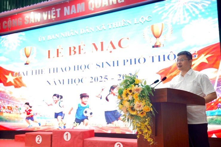 Xã Thiên Lộc bế mạc, tổng kết và trao giải Giải thể thao học sinh phổ thông năm học 2025 – 2026- Ảnh 16.