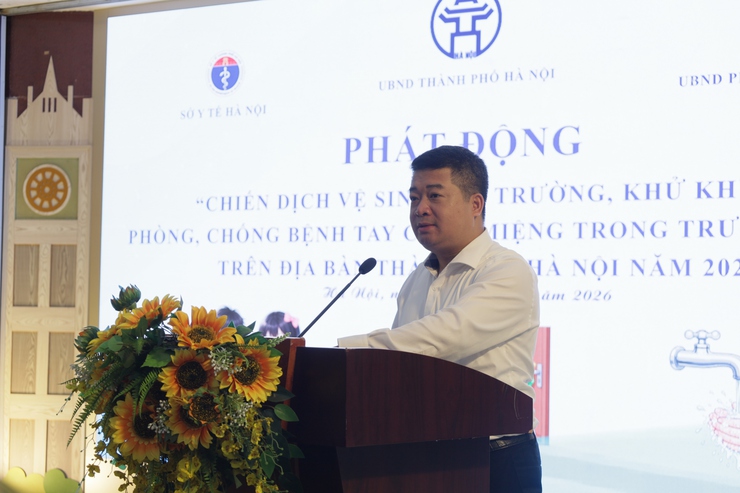 Hà Nội phát động chiến dịch vệ sinh môi trường, chủ động phòng chống bệnh tay chân miệng- Ảnh 2.