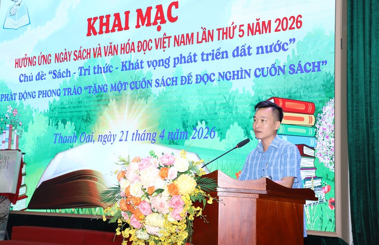 Thanh Oai sôi nổi hưởng ứng Ngày sách và văn hoá đọc Việt Nam năm 2026- Ảnh 9.