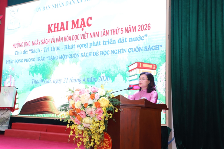 Thanh Oai sôi nổi hưởng ứng Ngày sách và văn hoá đọc Việt Nam năm 2026- Ảnh 10.