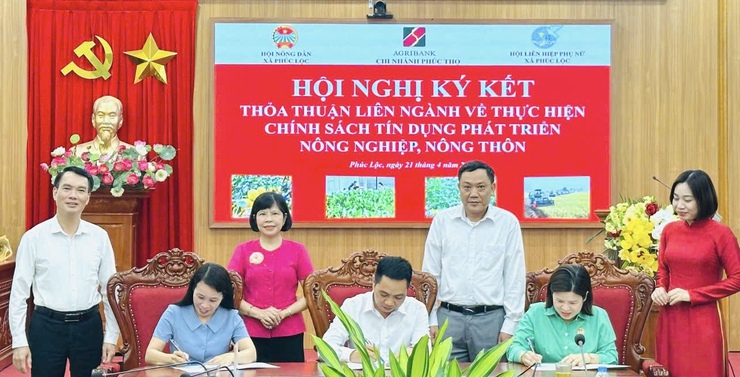 Phúc Lộc ký kết thoả thuận liên ngành thực hiện chính sách tín dụng phát triển nông nghiệp, nông thôn- Ảnh 5.
