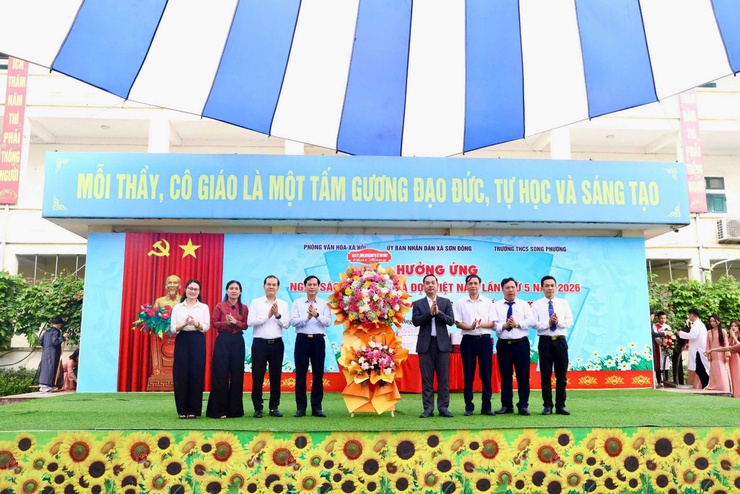 Xã Sơn Đồng tổ chức Lễ hưởng ứng Ngày Sách và Văn hóa đọc Việt Nam lần thứ 5 năm 2026- Ảnh 1.