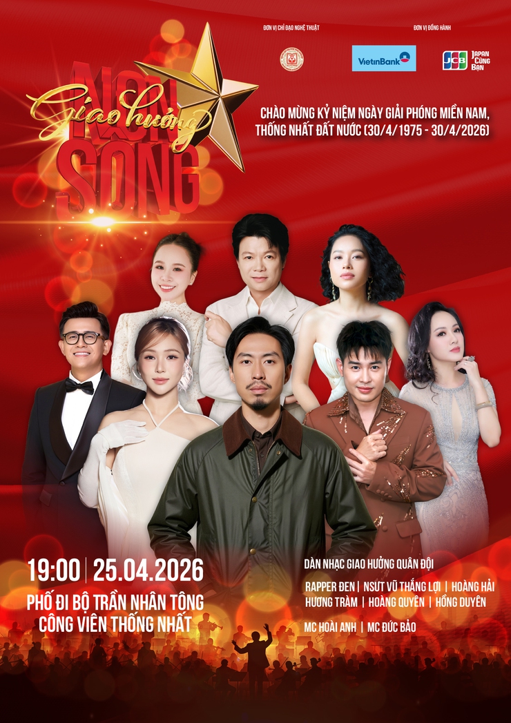 Hòa ca tại chương trình "Giao hưởng non sông" chào mừng kỷ niệm 51 năm ngày Giải phóng miền Nam, thống nhất đất nước- Ảnh 2.