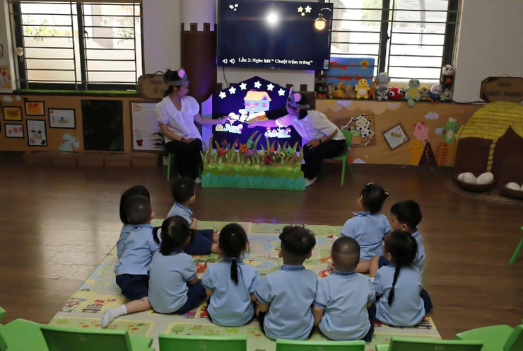 Trường Mầm non Chu Văn An: Dấu ấn từ chuyên đề giáo dục theo mô hình Nhật Bản- Ảnh 3.