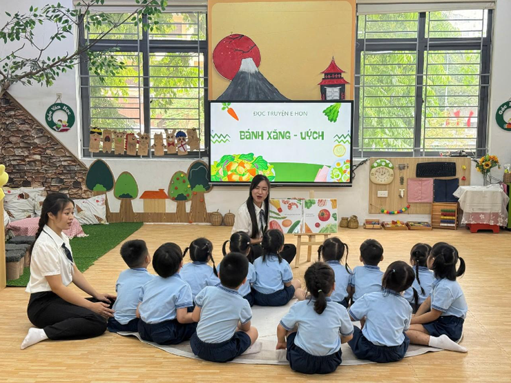 Trường Mầm non Chu Văn An: Dấu ấn từ chuyên đề giáo dục theo mô hình Nhật Bản- Ảnh 4.