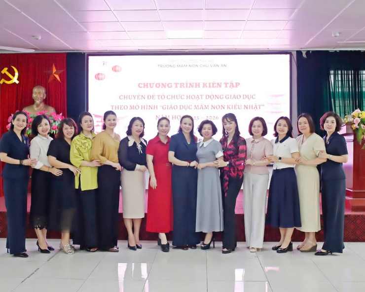 Trường Mầm non Chu Văn An: Dấu ấn từ chuyên đề giáo dục theo mô hình Nhật Bản- Ảnh 6.