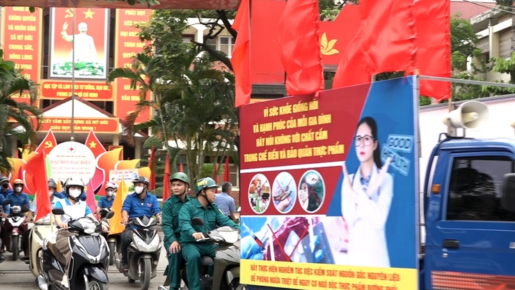 Xã Mỹ Đức diễu hành truyền thông lưu động hưởng ứng “Tháng hành động vì an toàn thực phẩm” năm 2026- Ảnh 6.