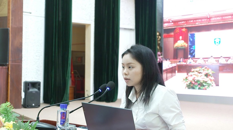 Đảng ủy – HĐND – UBND – UB MTTQ xã Thư Lâm tổ chức Hội nghị đào tạo, hướng dẫn sử dụng mô hình không gian làm việc số “Hanoiwork”.- Ảnh 6.