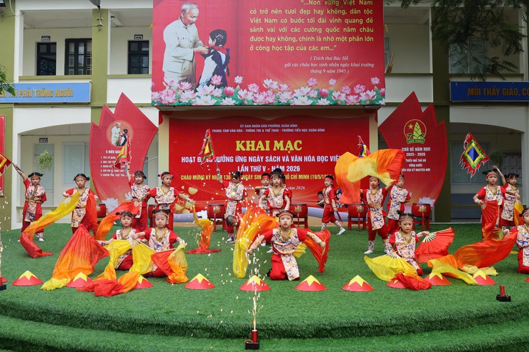 Lan tỏa văn hóa đọc từ cơ sở: Xuân Đỉnh tổ chức nhiều hoạt động ý nghĩa hưởng ứng Ngày Sách và Văn hóa đọc Việt Nam năm 2026- Ảnh 10.