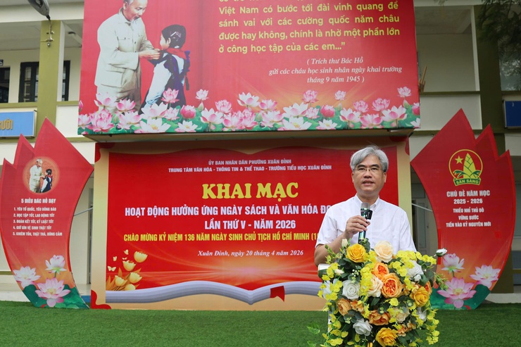 Lan tỏa văn hóa đọc từ cơ sở: Xuân Đỉnh tổ chức nhiều hoạt động ý nghĩa hưởng ứng Ngày Sách và Văn hóa đọc Việt Nam năm 2026- Ảnh 2.