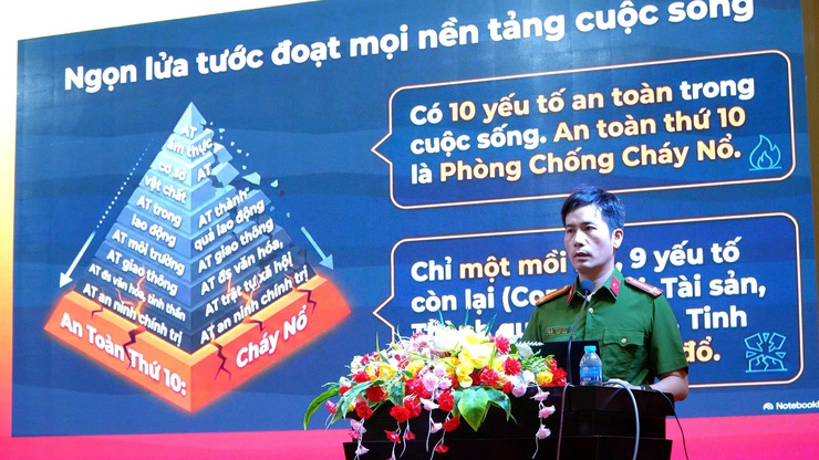 HỘI NGHỊ TUYÊN TRUYỀN, TẬP HUẤN NGHIỆP VỤ PCCC VÀ CNCH TRÊN ĐỊA BÀN XÃ DÂN HÒA NĂM 2026 - Ảnh 3.