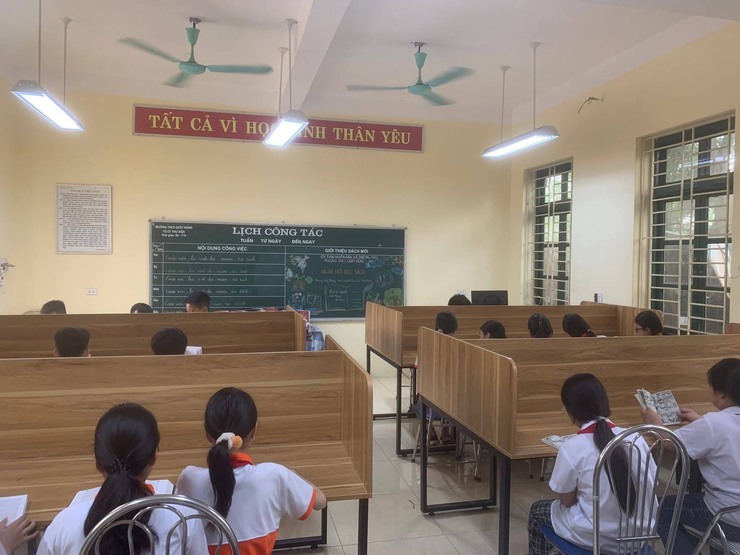 Trường THCS Quất Động Hưởng ứng Ngày Sách và Văn hóa đọc Việt Nam (21/4)- Ảnh 2.