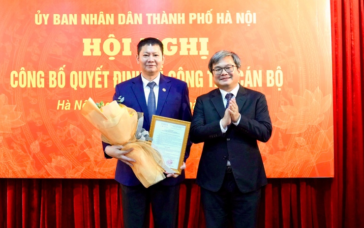 Công bố Quyết định bổ nhiệm Giám đốc Trung tâm Phục vụ hành chính công thành phố Hà Nội- Ảnh 1.