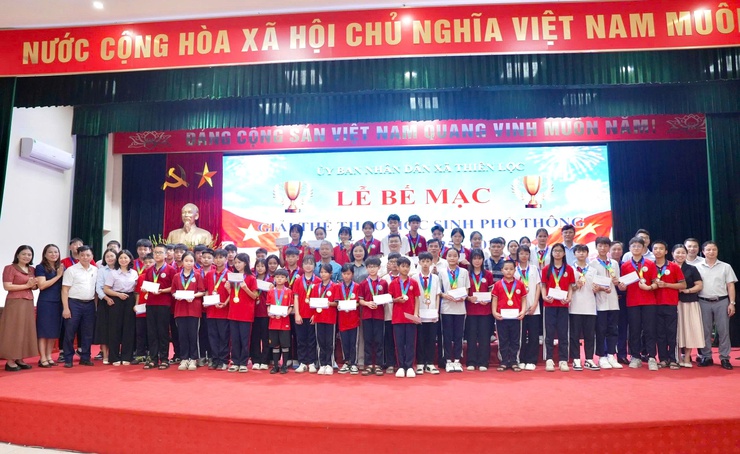 Xã Thiên Lộc bế mạc, tổng kết và trao giải Giải thể thao học sinh phổ thông năm học 2025 – 2026- Ảnh 8.
