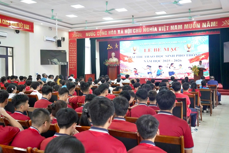 Xã Thiên Lộc bế mạc, tổng kết và trao giải Giải thể thao học sinh phổ thông năm học 2025 – 2026- Ảnh 6.