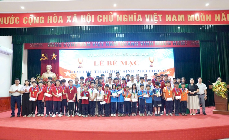 Xã Thiên Lộc bế mạc, tổng kết và trao giải Giải thể thao học sinh phổ thông năm học 2025 – 2026- Ảnh 7.