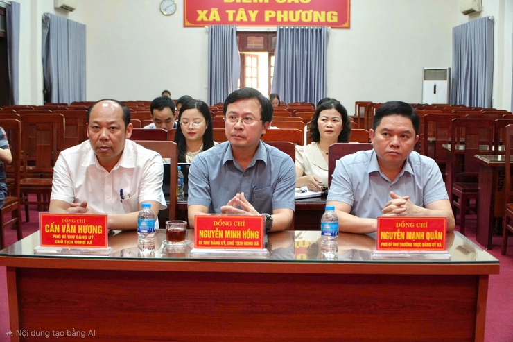 Tây Phương ký kết quy chế phối hợp giữa HĐND – UBND – MTTQ Việt Nam, tăng cường hiệu quả hoạt động nhiệm kỳ mới- Ảnh 1.