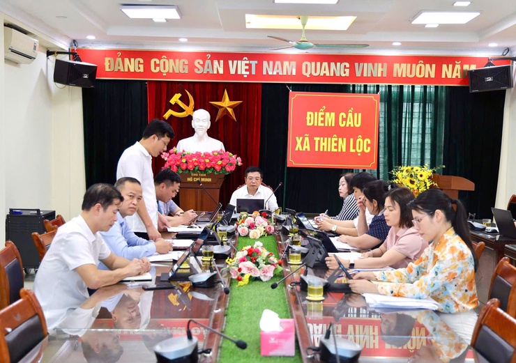 HĐND xã Thiên Lộc tổ chức phiên họp Thường trực tháng 4/2026- Ảnh 1.