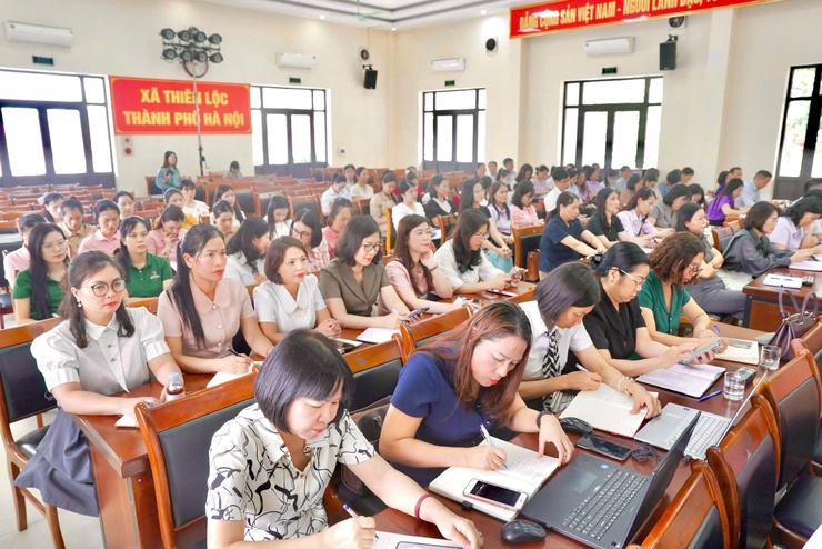 UBND xã Thiên Lộc tổ chức Hội nghị giao ban công tác Giáo dục và Đào tạo Quý I; triển khai nhiệm vụ trọng tâm Quý II năm 2026- Ảnh 5.