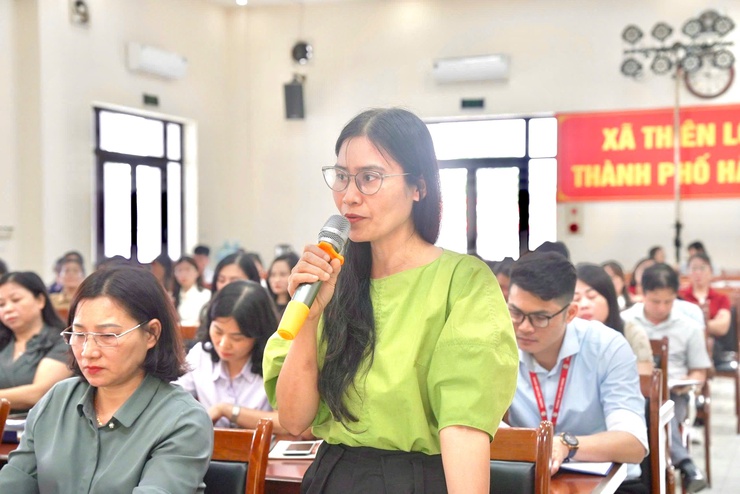 UBND xã Thiên Lộc tổ chức Hội nghị giao ban công tác Giáo dục và Đào tạo Quý I; triển khai nhiệm vụ trọng tâm Quý II năm 2026- Ảnh 9.