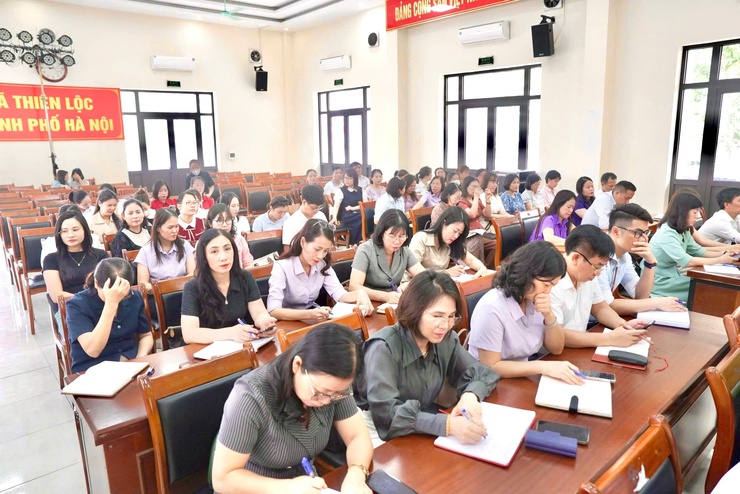 UBND xã Thiên Lộc tổ chức Hội nghị giao ban công tác Giáo dục và Đào tạo Quý I; triển khai nhiệm vụ trọng tâm Quý II năm 2026- Ảnh 6.