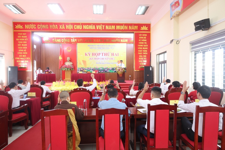 HĐND xã Hòa Phú: Tổ chức Kỳ họp chuyên đề - Kỳ họp thứ II, nhiệm kỳ 2026 -2031- Ảnh 7.