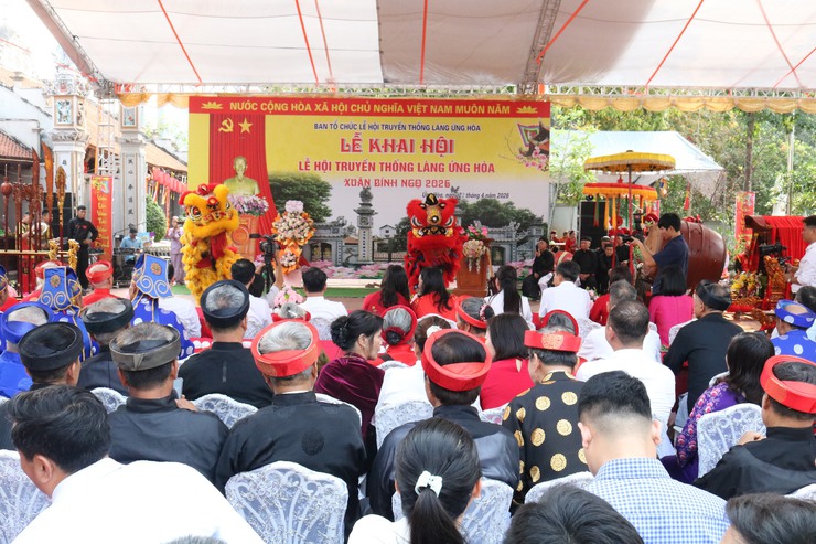 Khai mạc Lễ hội truyền thống Đình làng Ứng Hòa- Ảnh 6.