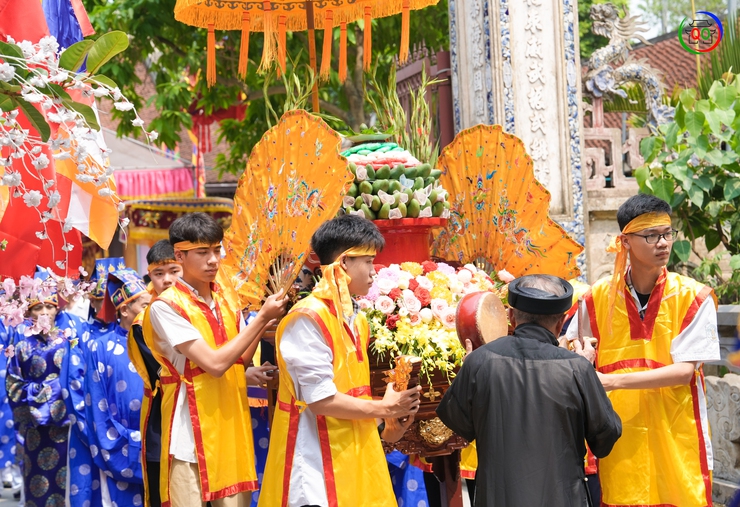 Thôn Đa Phúc tổ chức rước lễ, tế lễ tưởng niệm Thiền sư Từ Đạo Hạnh trong khuôn khổ Lễ hội Chùa Thầy- Ảnh 10.