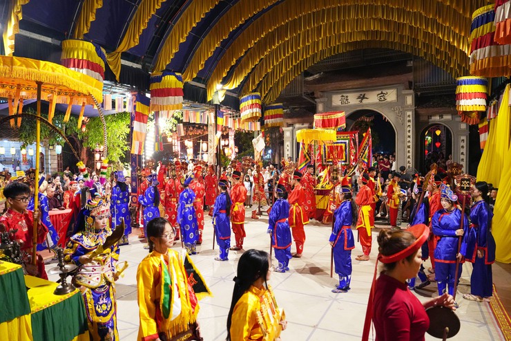 Rộn ràng lễ hội "Cờ người – Nét đẹp văn hóa truyền thống Việt"- Ảnh 11.