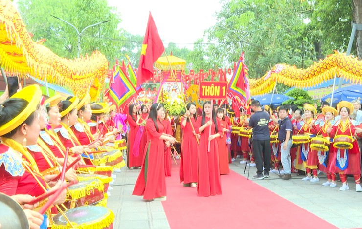 Xã Hát Môn tổ chức Lễ dâng hương tưởng niệm 1983 năm ngày giỗ Hai Bà Trưng- Ảnh 6.