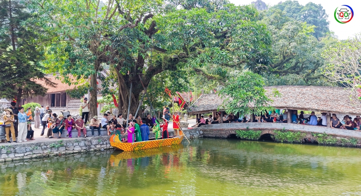 ĐẶC SẮC HÁT QUAN HỌ TRÊN THUYỀN RỒNG TẠI HỒ LONG TRÌ – DẤU ẤN VĂN HÓA TRUYỀN THỐNG TRONG LỄ HỘI CHÙA THẦY 2026- Ảnh 1.