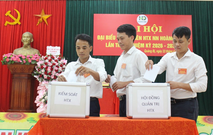 Đại hội Hợp tác xã Nông nghiệp Hoàng Diệu nhiệm kỳ 2026-2031 thành công tốt đẹp- Ảnh 6.