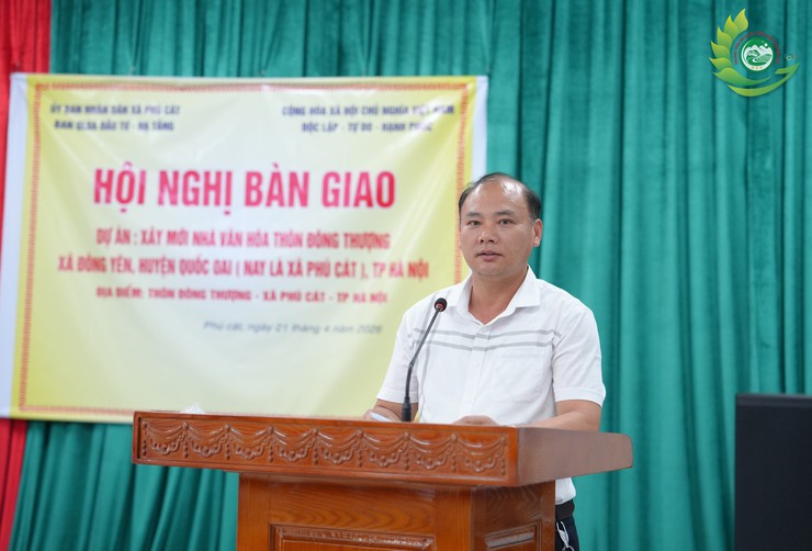 Hội nghị nghiệm thu, bàn giao công trình Nhà văn hóa thôn Đông Thượng- Ảnh 2.