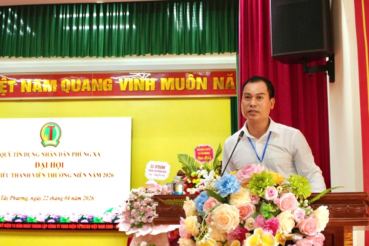 Đại hội đại biểu thành viên thường niên năm 2026 Quỹ tín dụng nhân dân Phùng Xá- Ảnh 2.