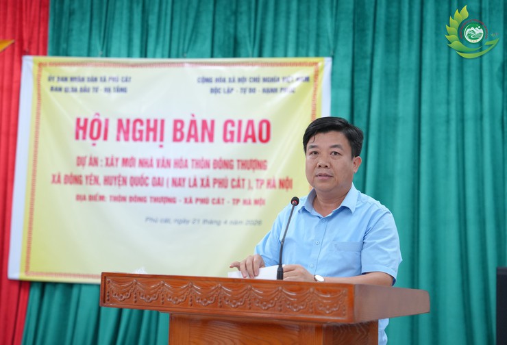 Hội nghị nghiệm thu, bàn giao công trình Nhà văn hóa thôn Đông Thượng- Ảnh 3.