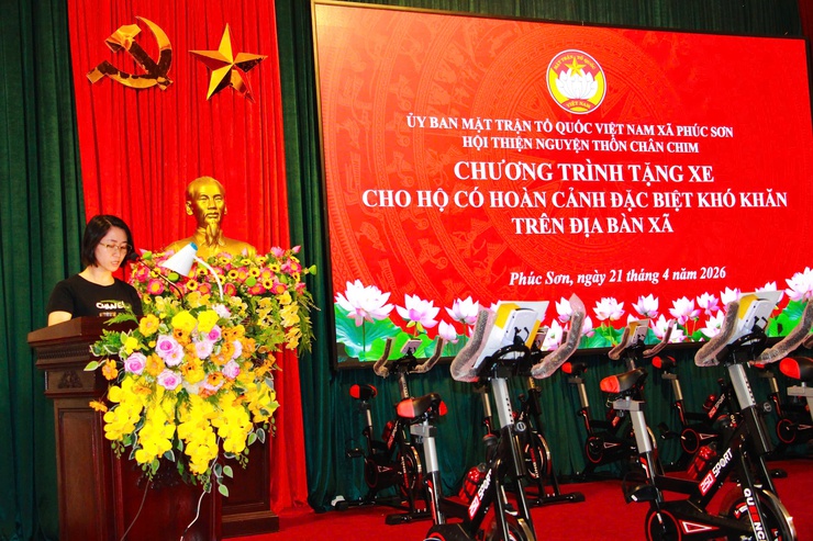 LAN TỎA NGHĨA TÌNH TỪ NHỮNG CHIẾC XE ĐẠP TẬP – DẤU ẤN NHÂN VĂN Ở PHÚC SƠN- Ảnh 3.