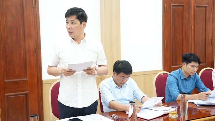 Thường trực Đảng uỷ xã nghe báo cáo một số nội dung trọng tâm- Ảnh 1.