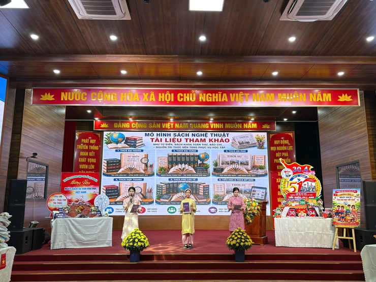 Xã Mỹ Đức Lan tỏa phong trào đọc sách- Ảnh 4.