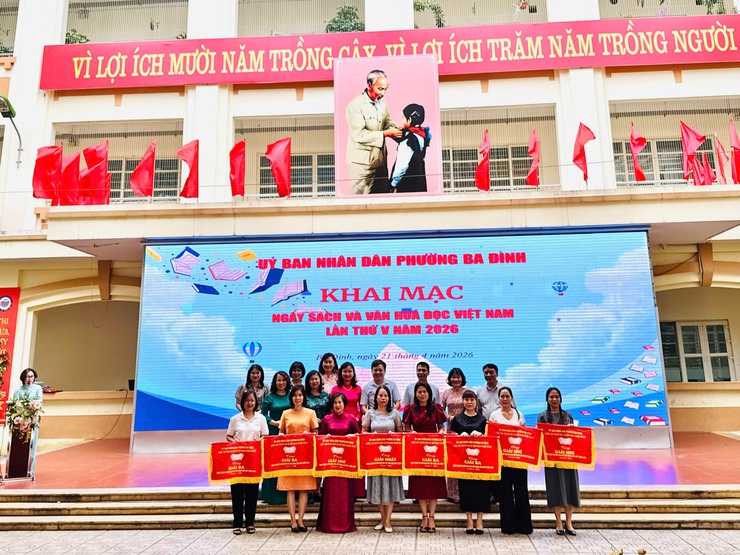 Phường Ba Đình hưởng ứng Ngày Sách và Văn hóa đọc Việt Nam 2026- Ảnh 2.