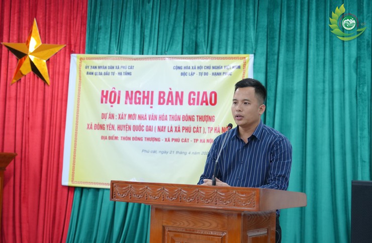 Hội nghị nghiệm thu, bàn giao công trình Nhà văn hóa thôn Đông Thượng- Ảnh 4.