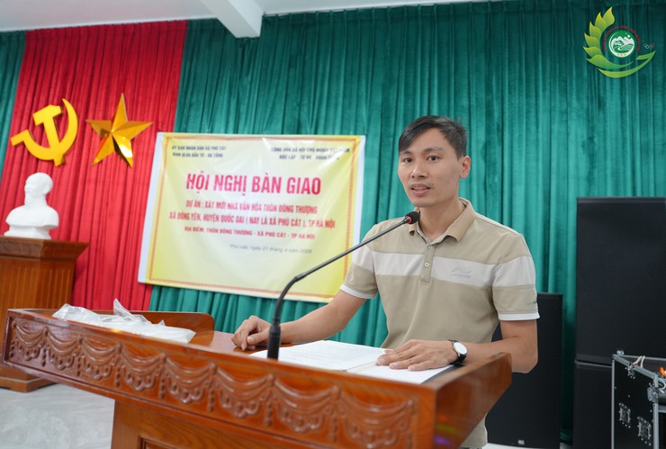 Hội nghị nghiệm thu, bàn giao công trình Nhà văn hóa thôn Đông Thượng- Ảnh 5.