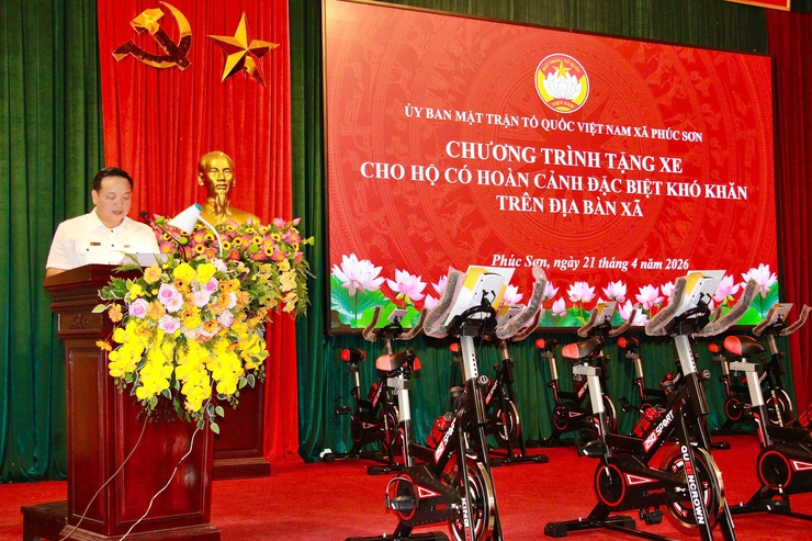 LAN TỎA NGHĨA TÌNH TỪ NHỮNG CHIẾC XE ĐẠP TẬP – DẤU ẤN NHÂN VĂN Ở PHÚC SƠN- Ảnh 2.