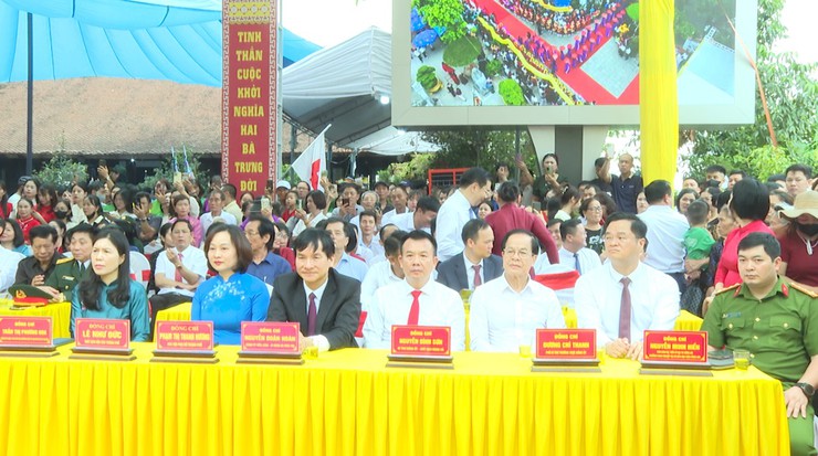 Xã Hát Môn tổ chức Lễ dâng hương tưởng niệm 1983 năm ngày giỗ Hai Bà Trưng- Ảnh 2.