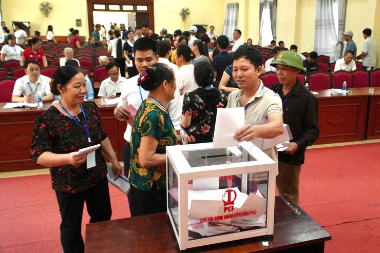 Đại hội đại biểu thành viên thường niên năm 2026 Quỹ tín dụng nhân dân Phùng Xá- Ảnh 6.