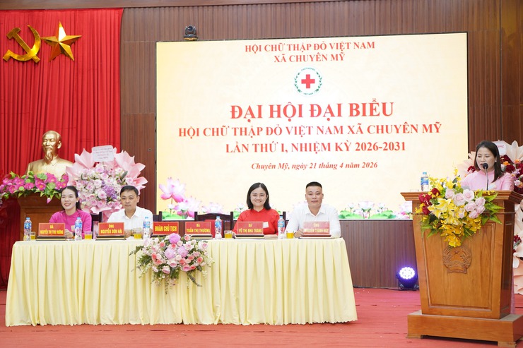 Hội Chữ thập đỏ xã Chuyên Mỹ tổ chức Đại hội lần thứ I, nhiệm kỳ 2026-2031- Ảnh 3.