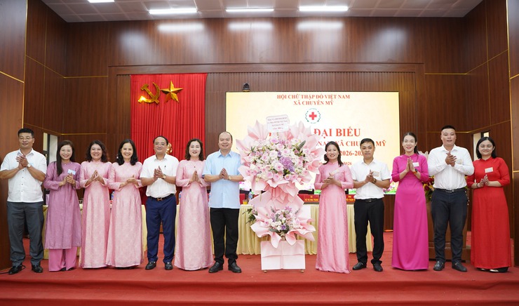 Hội Chữ thập đỏ xã Chuyên Mỹ tổ chức Đại hội lần thứ I, nhiệm kỳ 2026-2031- Ảnh 1.