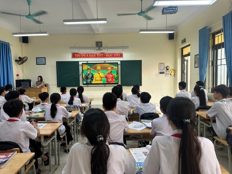 XÃ ỨNG THIÊN TỔ CHỨC TIẾP SÓNG CẦU TRUYỀN HÌNH “TIẾT HỌC GEN Z – TỰ HÀO HÀ NỘI, SỐNG CHUẨN AN TOÀN- Ảnh 4.