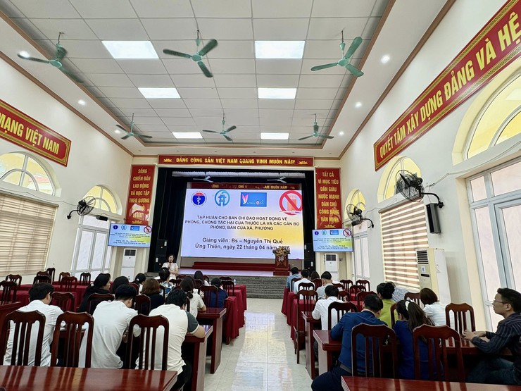 Ứng Thiên Tổ Chức Tập Huấn Phòng, Chống Tác Hại Của Thuốc Lá Năm 2026- Ảnh 1.
