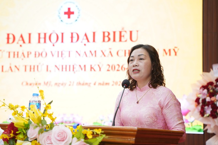 Hội Chữ thập đỏ xã Chuyên Mỹ tổ chức Đại hội lần thứ I, nhiệm kỳ 2026-2031- Ảnh 2.