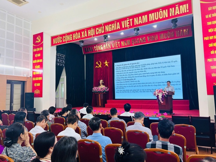 Hội nghị tập huấn công tác thanh tra nhân dân, công tác giám sát, phản biện xã hội và giám sát đầu tư của cộng đồng năm 2026- Ảnh 2.